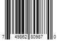 Barcode Image for UPC code 749862809870