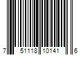 Barcode Image for UPC code 751118101416. Product Name: BOSS Office Products B1014-BK Task Chair
