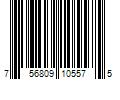 Barcode Image for UPC code 756809105575. Product Name: Wondertex International Inc.  Taiwan Branch Mainstays Medium Weight PEVA Shower Liner  Clear