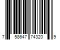 Barcode Image for UPC code 758647743209. Product Name: Novogratz 36 in. x  54 in. Metal Gold Handmade Semi Circle Sunburst Wall Decor