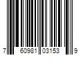 Barcode Image for UPC code 760981031539. Product Name: Generic American Maid - Stackable & Refillable Water Gallon (3gal)