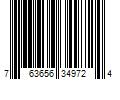 Barcode Image for UPC code 763656349724