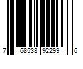Barcode Image for UPC code 768538922996. Product Name: Midway International Inc Bobbi Boss Human Hair Blend Crochet Braids HBF001 HF Deep Curl Boho 26  (T1B/27)