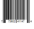 Barcode Image for UPC code 773602411474. Product Name: TIGI Colour Creative Creme Hair Color - # 4/2 Violet Brown - 2 oz Hair Color