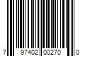 Barcode Image for UPC code 797402002700