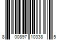 Barcode Image for UPC code 800897103385. Product Name: L Oreal NYX Professional Makeup Epic Wear Metallic Liquid Liner  Long-Lasting Waterproof Liquid Eyeliner  Black Metal  0.12 fl. oz.