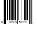 Barcode Image for UPC code 800953183207