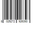 Barcode Image for UPC code 8025272926393. Product Name: Kiko Milano Luxurious Lashes Extra Volume Brush Black Mascara 12Ml