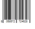 Barcode Image for UPC code 8058572724628. Product Name: Men's Salvatore Ferragamo Groove 2 Slide Sandal, Size 10 M - Black