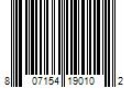 Barcode Image for UPC code 807154190102. Product Name: Halco 109010 - PL18D/E/27/ECO Double Tube 4 Pin Base Compact Fluorescent Light Bulb