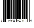 Barcode Image for UPC code 807686003116