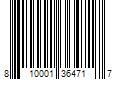 Barcode Image for UPC code 810001364717. Product Name: SOUTHSHORE FINE LINENS Vilano Oversized White Microfiber Full/Queen Quilt and Sham Set