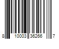 Barcode Image for UPC code 810003362667. Product Name: Danessa Myricks Beauty Colorfix - Multi-Use Eye, Cheek & Lip Waterproof Liquid Pigment Carrot Top 0.34 oz/ 10 mL