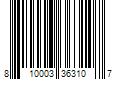 Barcode Image for UPC code 810003363107. Product Name: Danessa Myricks Beauty Evolution Setting & Blurring Loose Powder Yellow 0.39 oz/ 11 g