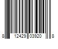 Barcode Image for UPC code 812429039208. Product Name: EBIN NEW YORK Wonder Bond Holding Gel 4oz/ 120ml - Extreme Firm Hold  Active