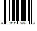 Barcode Image for UPC code 816454000073. Product Name: TLC Lighting Mainstays Basic White Large Lamp Shade