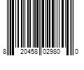 Barcode Image for UPC code 820458029800. Product Name: Dominique Full Coverage T-Shirt Underwire Minimizer Bra 7001, B, Beige