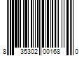 Barcode Image for UPC code 835302001680. Product Name: Supplier Generic Crumps  Naturals Liver Sprinkles Beef Dry Dog Food Topper  5.6 Oz