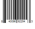 Barcode Image for UPC code 840096922943. Product Name: BEAUT DETANGLING AND SMOOTHING BRUSH METALLIC WITH NYLON