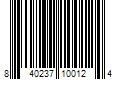 Barcode Image for UPC code 840237100124