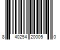 Barcode Image for UPC code 840254200050