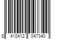 Barcode Image for UPC code 8410412047340. Product Name: BABARIA Moisturising Olive Cream Hand Cream  2.5oz
