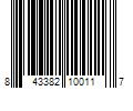 Barcode Image for UPC code 843382100117. Product Name: PERSONNA Carbon Steel Carpet Utility Razor Blade(100-Pack) | 61-0850-TRAY
