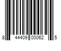 Barcode Image for UPC code 844409000625. Product Name: Hikari 00062 - JCD-6909 130V/35W/G8/45MM Bi Pin Base Single Ended Halogen Light Bulb