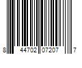 Barcode Image for UPC code 844702072077. Product Name: Merkury Innovations A21 Smart Color Light Bulb  75W Equivalent  Requires 2.4 GHz Wi-Fi