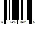 Barcode Image for UPC code 846217002815. Product Name: LOCKiT! Black/White Double Bolt Sliding Door Lock