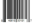 Barcode Image for UPC code 848618001817. Product Name: FHI Heat UnBrush - Teal