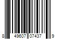Barcode Image for UPC code 849607074379. Product Name: Playtex Baby Maximum Strength Diaper Rash Cream with 40% Zinc Oxide  2.5 oz
