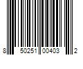 Barcode Image for UPC code 850251004032. Product Name: Hershey Salty Snacks Sales Company SkinnyPop Gluten-Free Original Popcorn  10 oz Sharing-Size Bag