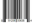 Barcode Image for UPC code 851206006354