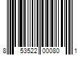 Barcode Image for UPC code 853522000801. Product Name: ENJOY LIFE NATURAL BRANDS Enjoy Life Sea Salt Lentil Chips  4 oz Bag