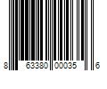 Barcode Image for UPC code 863380000356