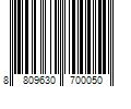Barcode Image for UPC code 8809630700050
