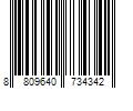 Barcode Image for UPC code 8809640734342. Product Name: Anua Peach 77 Niacinamide Conditioning Milk 150ml