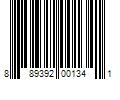 Barcode Image for UPC code 889392001341