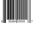Barcode Image for UPC code 893384000007
