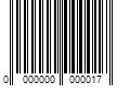 Barcode Image for UPC code 0000000000017