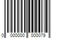 Barcode Image for UPC code 0000000000079