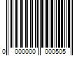 Barcode Image for UPC code 0000000000505