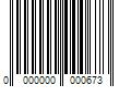 Barcode Image for UPC code 0000000000673