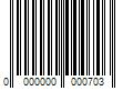 Barcode Image for UPC code 0000000000703