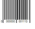 Barcode Image for UPC code 0000000001113