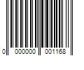 Barcode Image for UPC code 0000000001168