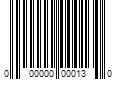 Barcode Image for UPC code 000000000130