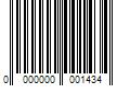 Barcode Image for UPC code 0000000001434