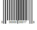 Barcode Image for UPC code 000000000178